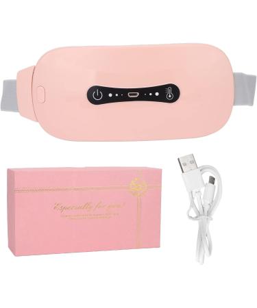 Shop Electrical Heating Pillows for Menstrual Relief | Adjustable Vibration Abdominal Massage Belt in Pink - Buy Online on SooperMarket.com