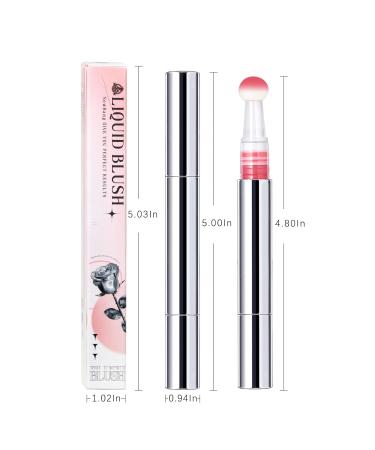 HOSAILY 3 Colors Liquid Blush Set - Waterproof & Long Lasting Creamy Velvet Blush for Cheeks 0.33oz (Pack of 3) - Buy Online on SooperMarket.com