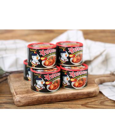 Samyang Bulldark Spicy Chicken Roasted Kimchi Can (3 pcs) - Authentic Korean Hot Spicy Canned Kimchi - Buy Online on SooperMarket.com