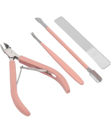 Nail Clipper Set Stainless Steel Multifunctional Portable Manicure Tool Set for Home Shop Travel (Pink) - Buy Online on SooperMarket.com