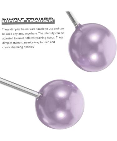 WOFASHPURET 1 Pair Dimple Trainer Face Dimples Trainer Beauty Smile Exerciser Forming Mouth Exerciser Metal Dimples Exerciser Facial Tools Dimple Makers for Cheeks Sports Alloy Purple Former 4.30X2.50X0.80CM Purple - Buy Online on SooperMarket.com