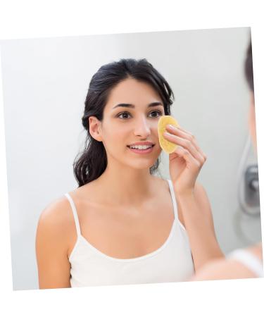 Mikinona Natural Sponge - Greece Facial Face Scrubber & Cleansing Pad for Perfect Skin Care - Buy Online on SooperMarket.com