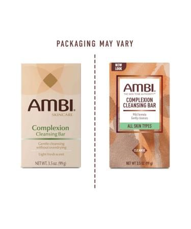 Ambi Complexion Cleansing Bar Soap 3.5 oz - Pack of 10 | Gentle Skin Cleanser - Buy Online on SooperMarket.com