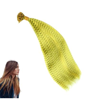 prinfantasy Feather Hair Extensions Hairpieces Feathers Synthetic Hair Extension for Girls Women BZ241 GBBZ241 16 inch