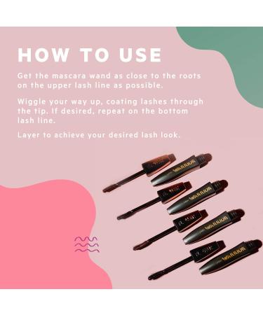 Flower Beauty Lash Warrior Mascara - Volumizing, Lengthening & Defining | Fiercest Black - Buy Online on SooperMarket.com