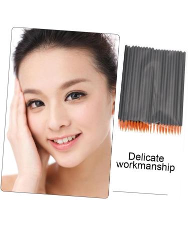 Baluue 100pcs Disposable Eyeliner Brush Practical Eyeliner Brush Curved Eyeliner Brush Facial Tool Plastic 9x6.5cm Black - Buy Online on SooperMarket.com