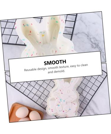 Easter Egg Silicone Mold Rabbit Fondant Molds Tapas De Ajustables Molds for Resin Easter Fondant Silicone Body Wash Scrubber Homemade Cookies DIY Silica Gel Cheese Dessert 19X13X3CM - Buy Online on SooperMarket.com