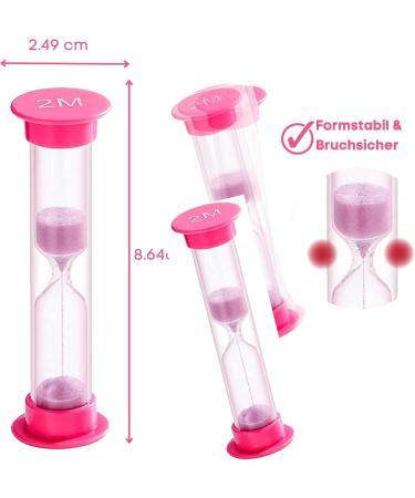 MOKIU Hourglass Set for Children - 6 Mini Timers (30 Sec 1 Min 2 Min 3 Min 5 Min 10 Min) - Ideal for Learning & Play - International Shipping Available - Buy Online on SooperMarket.com