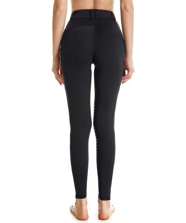 FunRiding Women's Horse Riding Tights with Pockets & Silicone Grip - Black XS - Buy Online on SooperMarket.com