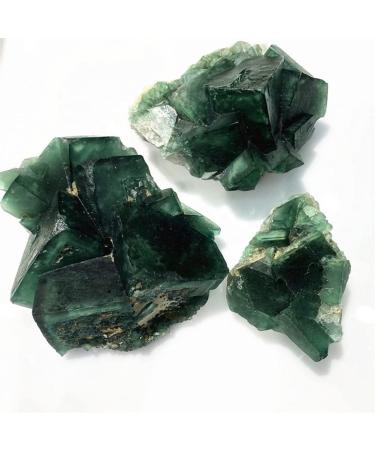Meditation Home Natural Natural Healing Green Fluorite Crystal Cluster Meditation Decorative Cluster (Size : 450-500g)
