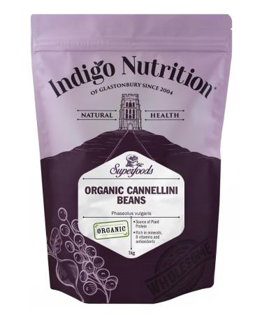 Indigo Herbs Organic Cannellini Beans 1kg