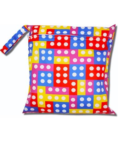 Egurs Wetbag Waterproof Reusable Diaper Bag - Nappy Bag for Travel | 30x28cm | Durable & Stylish - Buy Online on SooperMarket.com