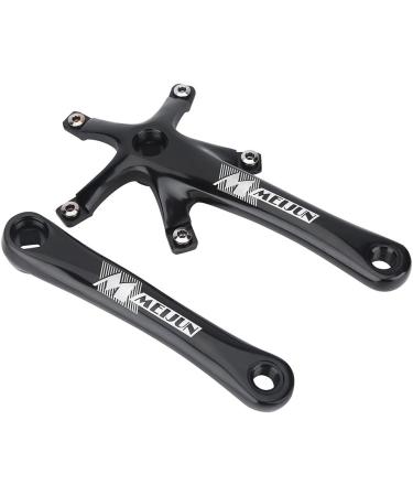 Keenso 170mm Bike Crank Arms - Universal Aluminium Alloy Single Crankset - for Mountain and Road Bikes - Black - Buy Online on SooperMarket.com