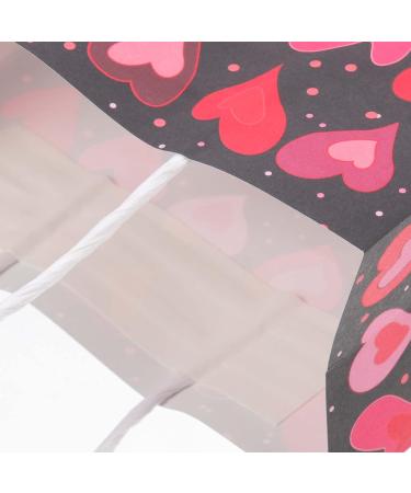 ULTECHNOVO 40 Pcs Valentine's Day Tote Paper Storage Bags Paper Favor Bags Kids Birthday Paper Goodie Bags Valentines Treat Bag Goodie Bags for Kids Valentine Bags with Handles Handheld Gift 1 count (Pack of 1) As Shown 2x4pcs - Buy Online on SooperMarket.com