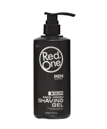 Red One Silver Face Fresh Shaving Gel 500ml