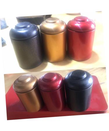 Alipis 5pcs 1 Set Portable Sealed Cans Tea Can Sealed Jar Travel Tin Can Tinplate - Buy Online on SooperMarket.com