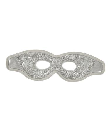 predolo Cooling Eye Mask Reusable Gel Bead Eye Mask Hot Cold Eye Mask with Eye Holes for Relaxation GRAY