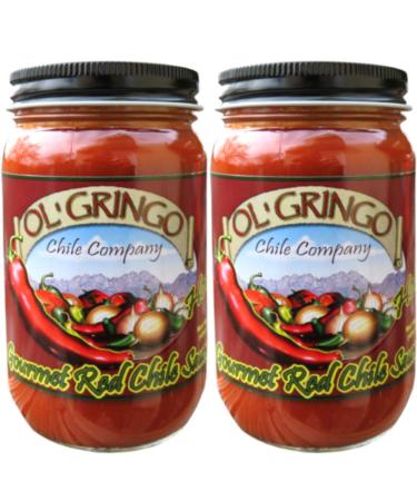 Ol' Gringo Chile Company Red Chile Sauce Hot Heat (2 Pack)