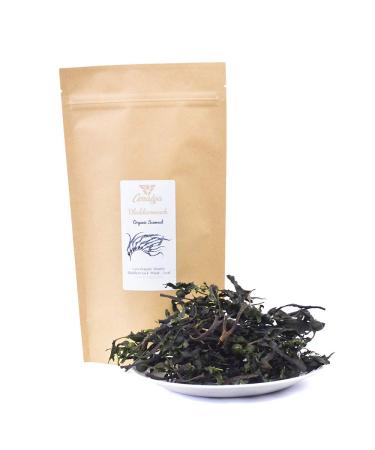 CENALGA Irish Organic Certified (IOFGA) Bladderwrack Whole Leaf - We avoid Plastic Pouch - Sustainably hand harvested from wildcrafted seaweed - non-artificial sun-dried (1)