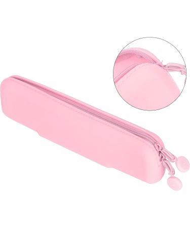 TOPINCN Silicone Pencil Case & Brush Bag - Mini Pink Accessories Organizer for School & Travel - Buy Online on SooperMarket.com