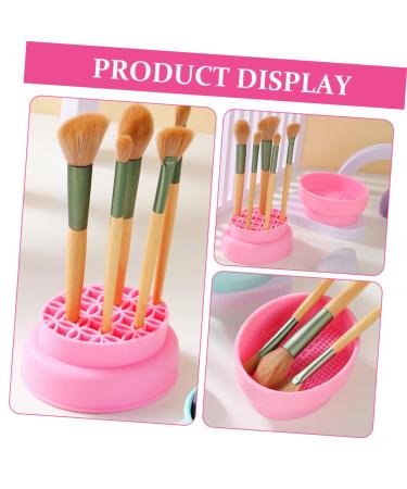 Silicone Makeup Brush Scrubber Bowl & Drying Rack | Ultimate Brush Cleaning Tool | Efficient Storage for Makeup Brushes - Buy Online on SooperMarket.com