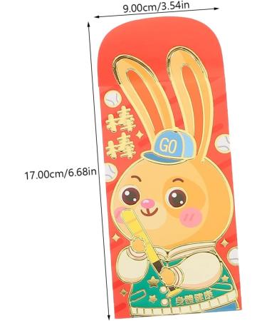 Didiseaon 90 Pcs 2023 Year of The Rabbit Red Packets Lucky Hong Bao Chinese New Year Red Pocket Red Envelopes Chinese New Year Red Envelope New Year Money Envelope Paper Wedding Coin As Shown 1x3pcs 17X9CMx3pcs - Buy Online on SooperMarket.com