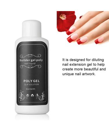 Fast Nail Extension Poly Gel Thinning Solution - 45ml Manicure UV Gel - 3 Bottles for Perfect Nail Art | International Shipping Available - Buy Online on SooperMarket.com