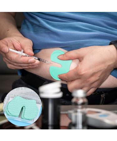 UPIQNG 4 Pcs Shot Pain Reducer Reusable Pain Relief Sheet Hurt Blocker Plastic Immunization Shooting Assist Shot Pain Blocks for Adults Kids LightGreen - Buy Online on SooperMarket.com
