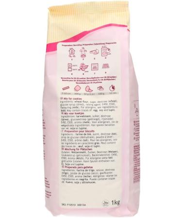 FunCakes 1kg Cookie Mix - Easy to Use, Crispy & Crunchy for Decorating, Suitable for Pie Crust - Halal Certified & Apple Butter Flavor - Buy Online on SooperMarket.com