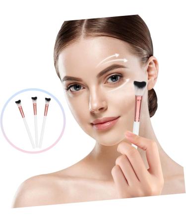 Beavorty 3pcs Fish Tail Brush Makeup Brush Nose Shadow Brush Nose Contour Brush Nose Brush Aluminum Tube - Buy Online on SooperMarket.com