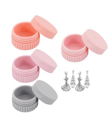 Small Cream Jars - Pocket Loose Powder Storage Jar - Leak-proof Toiletries Storage Jars for Cosmetics B