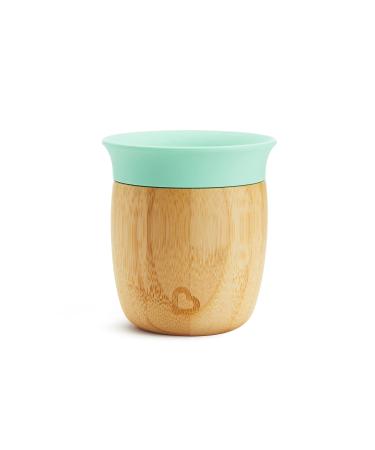 Munchkin Sippy Bambou Open Cup Baby & Toddler Drinking Cup for 6 Months & Over Bamboo BPA Free Weaning Cup for Kids & Babies 360 Cup Design - 5oz/ 150ml Mint Bamboo Open Cup