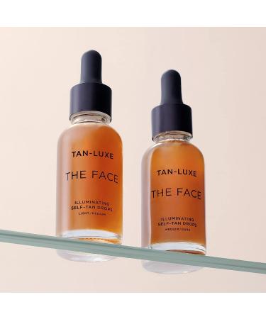 TAN-LUXE The Face Illuminating Self-Tan Drops 0.33 Fl Oz - Medium/Dark - Buy Online on SooperMarket.com
