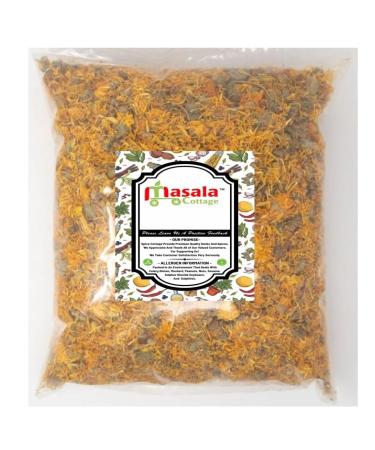 Marigold Flowers Dried Calendula Tea Infusion Premium Quality by Masala Cottage 25g-1.9kg (50 Grams) 50 Grams