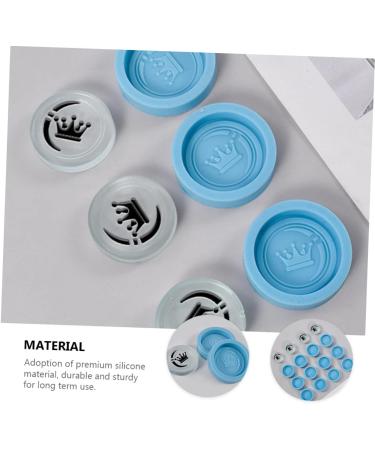 12 Pcs Mold Silicone Cupcake Small Stainless Steel Bowls International Chess Doll Bath Tub Silicone Baking Silicone Chess Moulds Baking Fondant Fudge Baking Tools Silica Gel 3.5X3.5X0.8CMx2pcs Bluex2pcs - Buy Online on SooperMarket.com