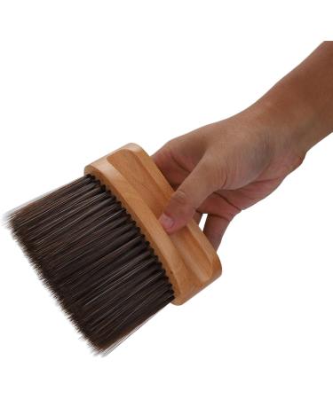 Professional Barber Neck Duster Brush Soft Nylon Hair Wodden Handle Hair Sweeping Brush Comfortable Grip Barber Accessories Suitable for Barbers Hair Stylist - Buy Online on SooperMarket.com