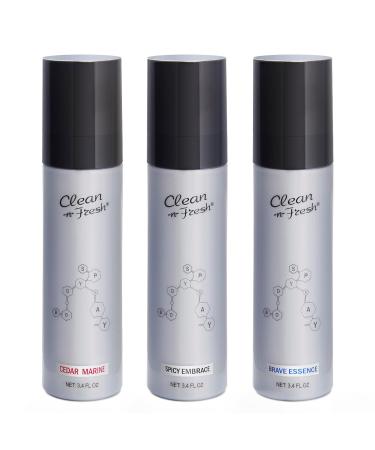Clean-n-Fresh Fragrance Mist Body Spray for Men Each 3.4 Fl Oz/100 ML - Buy Online on SooperMarket.com