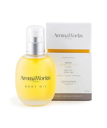 Serenity Body Oil by Aromaworks for Unisex - 3.4 oz Body Oil