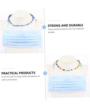 Shop Bcoath 2-Piece Glasses Mask Chain - Anti-Loss Lanyard & Tapes Practical 50x0.3cm Anti-Slip Solution for Masks - Buy Online on SooperMarket.com