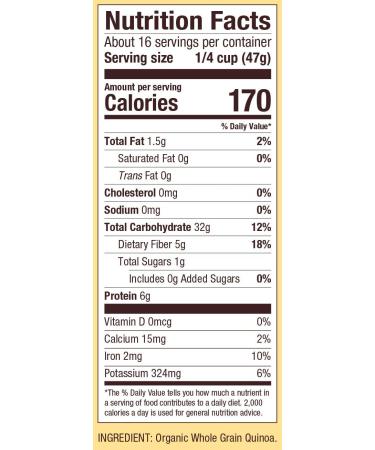 Buy Bob's Red Mill Organic Whole Grain Quinoa - Gluten Free 26 oz (737 g) - Buy Online on SooperMarket.com