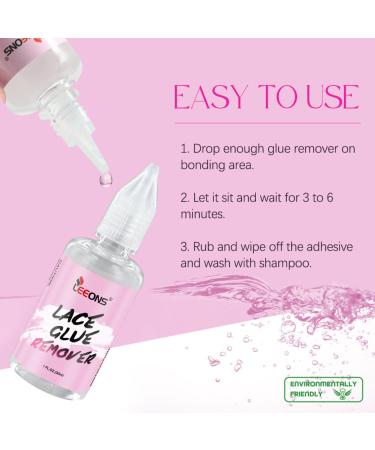 Buy 4 Bottles Invisible Lace Wig Glue Set - 2PCS Wig Glue & 2PCS Remover | International Shipping Available - Buy Online on SooperMarket.com