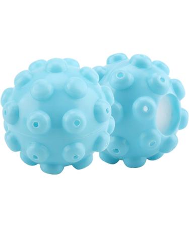 HERCHR 2 Pieces Laundry Dryer Balls Reusable Dryer Balls Soft Washing Balls Replace Laundry Drying Fabric Softener Ball Accessories - Buy Online on SooperMarket.com