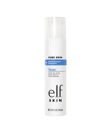 e.l.f. Pure Skin Toner  Gentle  Soothing & Exfoliating Daily Toner  Helps Protect & Maintain The Skin's Barrier  6 Oz