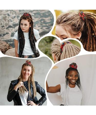Spiral Lock Hair Tie Bendable Hair Bands Ethnic Style Hair Ropes Ties Horsetail Headband Colorful Dreadlocks Long Ponytail Holders Hair Accessories - Buy Online on SooperMarket.com