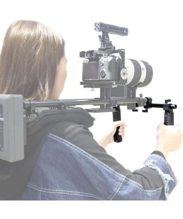 NICEYRIG Lens Handle Kit with 15mm Rod Clamp - 12 Long Rod for Video Camera Shoulder Rig - Buy Online on SooperMarket.com