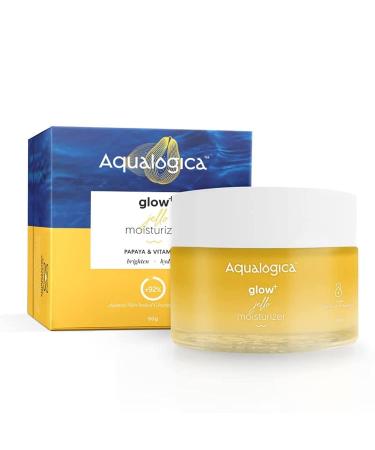 Glow+ Jello Face Moisturiser | Oil-Free Gel-Based Formula | Infused with Vitamin C & Papaya for Illuminating Moisturization | Gives Hydrated & Nourished Skin | 1.76 Oz/50g