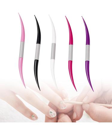 perfk 2x5 Pieces Nail Dotting Pen Tool Painting Detailing Gel Drawing Nail Art Tip Dot Paint Colorful 2 Pcs - Buy Online on SooperMarket.com