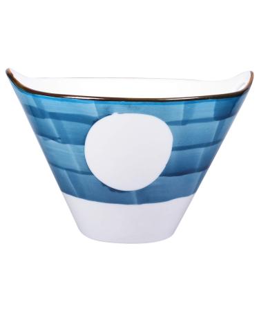 HUIHHAO Ramen Japanese Soup Asian Noodle Pasta Soba Pho Udon Mixing s Kitchen Dinner s for Home Restaurant Tableware (Color : Blue)