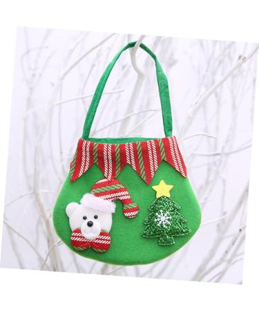 KOMBIUDA Santa Pants Treat Bags 3pcs Christmas Bag Candy Bags Goodie Bag Christmas Candy Bag Cloth Bags Holiday Bag - Buy Online on SooperMarket.com