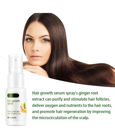 Hair Growth Serum Spray Hair Growth Accelerator Wild Growth Hair Ginger Oil for Hair Loss Treatments 20ML hair loss treatments - Buy Online on SooperMarket.com
